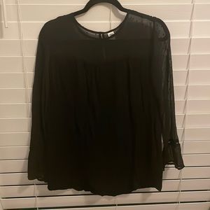 Brand new sheer black old navy blouse